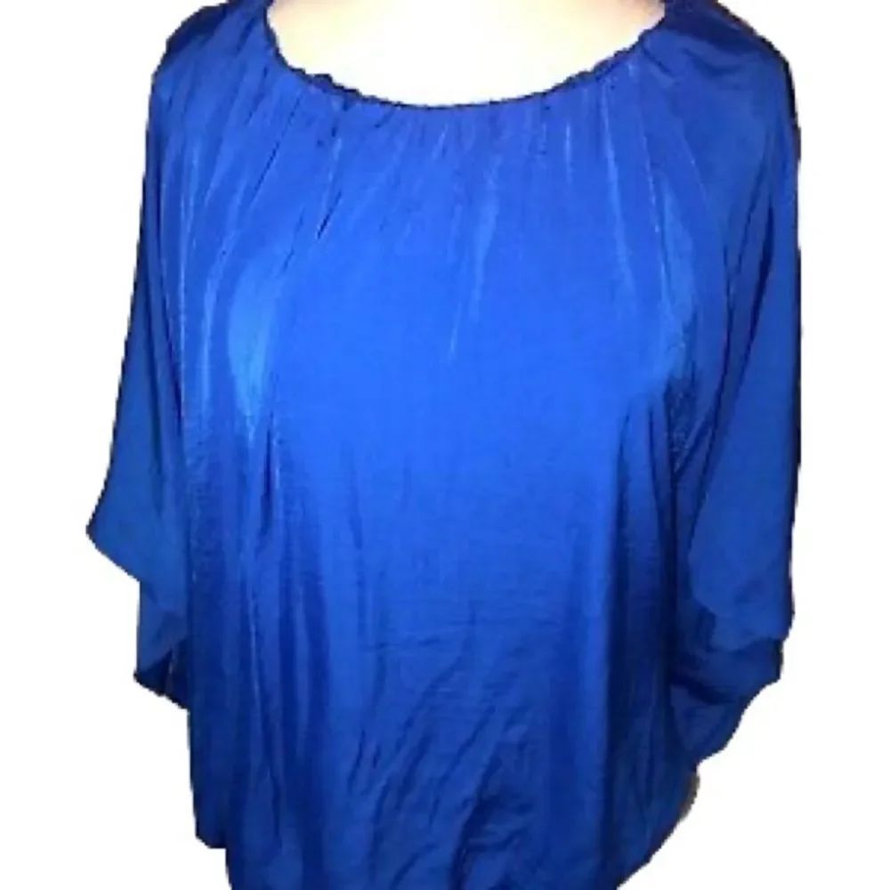 ✨ NWOT✨ALFANI ROYAL BLUE BATWING TUNIC TOP✨